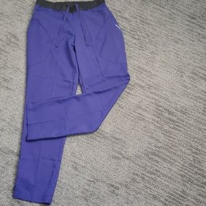 Wonderwink wondertech scrub pants purple